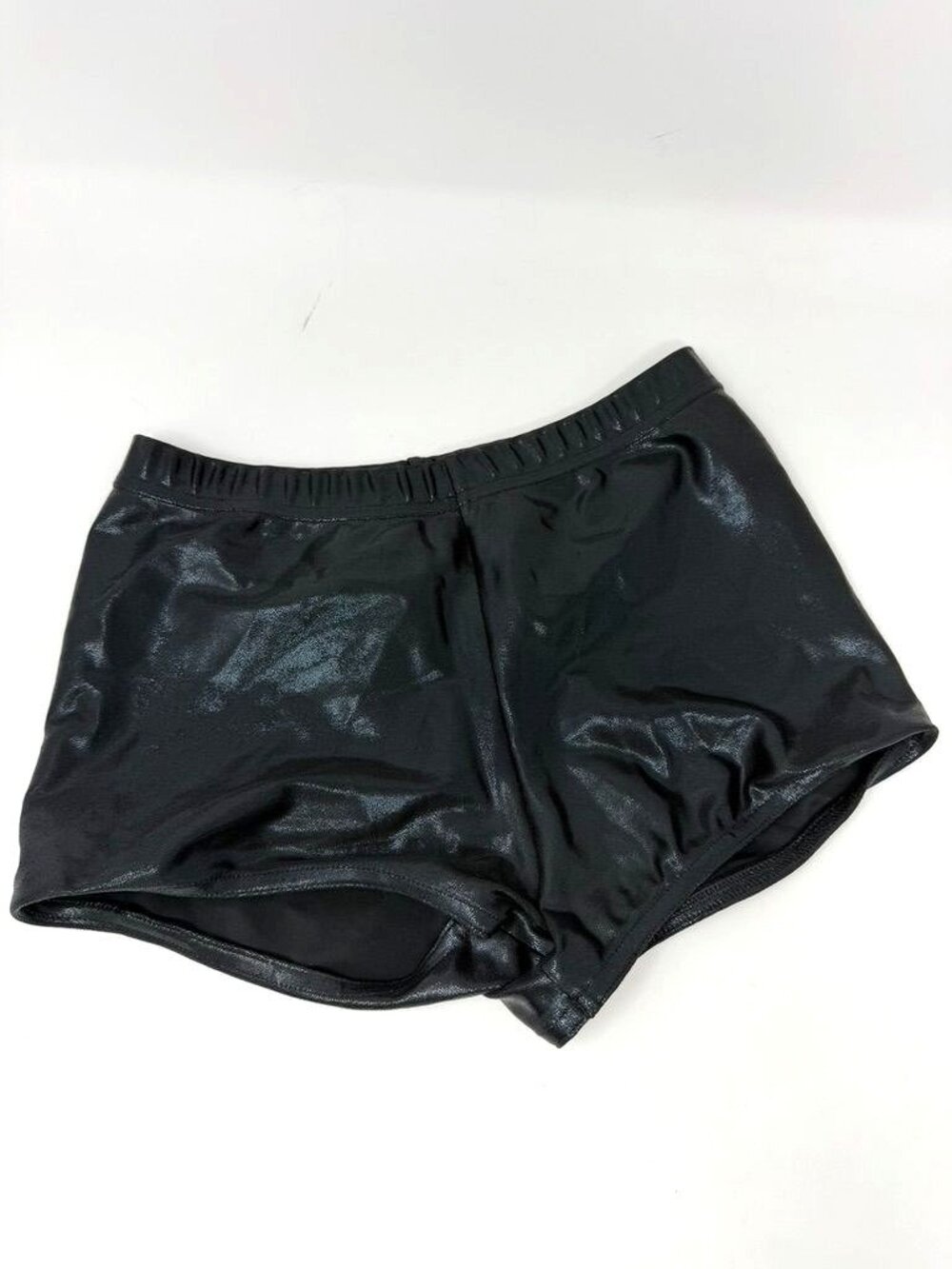 Varsity Cheer Dance Short Shorts Metallic Black Size Small Athletic Wear